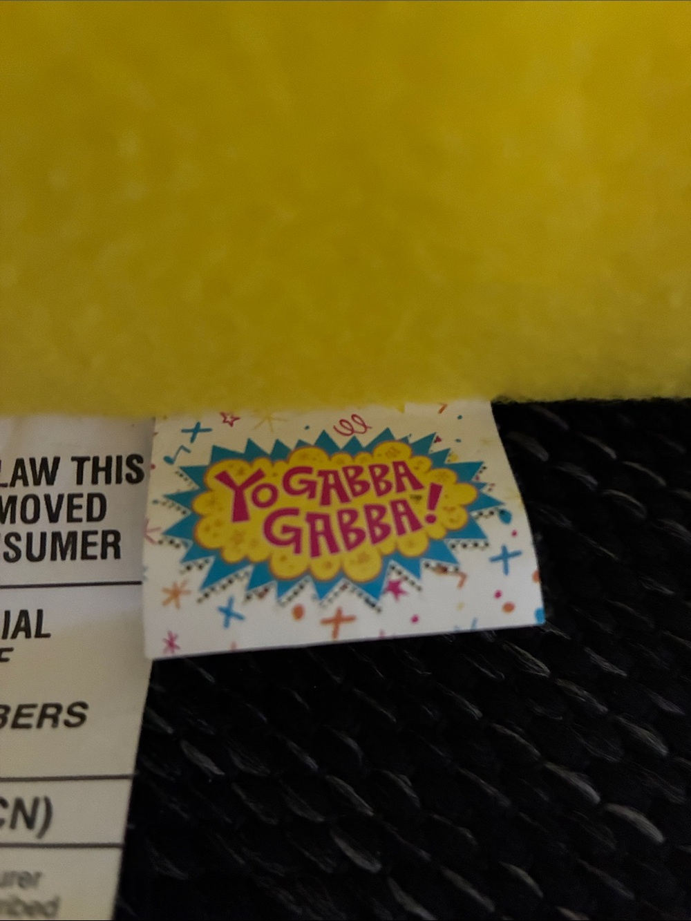 Yo Gaba Gaba Yellow Robot and Red Cyclops Plush Toy/Backpack - Picture 7 of 16